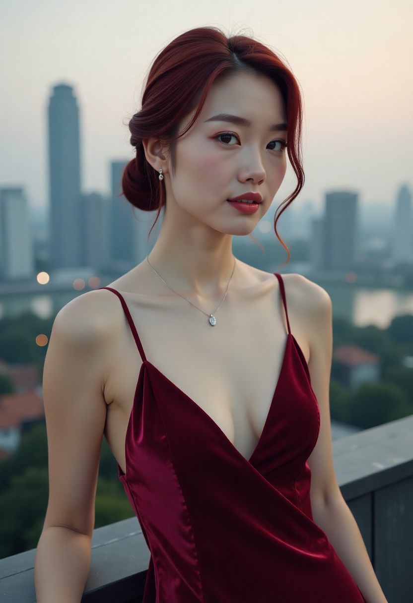 三维场景中热气升腾的街边面馆